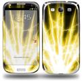 Lightning Yellow - Decal Style Skin (fits Samsung Galaxy S III S3)