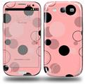 Lots of Dots Pink on Pink - Decal Style Skin (fits Samsung Galaxy S III S3)