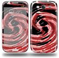 Alecias Swirl 02 Red - Decal Style Skin (fits Samsung Galaxy S III S3)