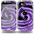 Alecias Swirl 02 Purple - Decal Style Skin (fits Samsung Galaxy S III S3)