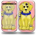 Puppy Dogs on Pink - Decal Style Skin (fits Samsung Galaxy S III S3)
