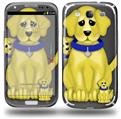 Puppy Dogs on Black - Decal Style Skin (fits Samsung Galaxy S III S3)