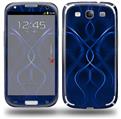 Abstract 01 Blue - Decal Style Skin (fits Samsung Galaxy S III S3)