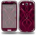 Abstract 01 Pink - Decal Style Skin (fits Samsung Galaxy S III S3)