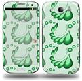 Petals Green - Decal Style Skin (fits Samsung Galaxy S III S3)