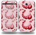 Petals Red - Decal Style Skin (fits Samsung Galaxy S III S3)