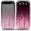 Fire Pink - Decal Style Skin (fits Samsung Galaxy S III S3)