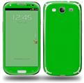 Solids Collection Green - Decal Style Skin (fits Samsung Galaxy S III S3)