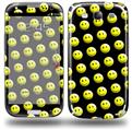 Smileys on Black - Decal Style Skin (fits Samsung Galaxy S III S3)
