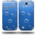 Bubbles Blue - Decal Style Skin (fits Samsung Galaxy S IV S4)