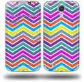 Zig Zag Colors 04 - Decal Style Skin (fits Samsung Galaxy S IV S4)