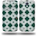 Boxed Hunter Green - Decal Style Skin (fits Samsung Galaxy S IV S4)