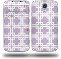 Boxed Lavender - Decal Style Skin (fits Samsung Galaxy S IV S4)