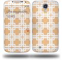 Boxed Peach - Decal Style Skin (fits Samsung Galaxy S IV S4)