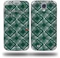 Wavey Hunter Green - Decal Style Skin (fits Samsung Galaxy S IV S4)
