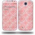 Wavey Pink - Decal Style Skin (fits Samsung Galaxy S IV S4)