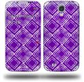 Wavey Purple - Decal Style Skin (fits Samsung Galaxy S IV S4)