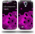 HEX Hot Pink - Decal Style Skin (fits Samsung Galaxy S IV S4)