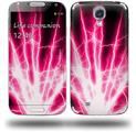 Lightning Pink - Decal Style Skin (fits Samsung Galaxy S IV S4)