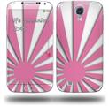 Rising Sun Japanese Flag Pink - Decal Style Skin (fits Samsung Galaxy S IV S4)