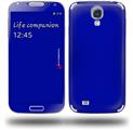 Solids Collection Royal Blue - Decal Style Skin (fits Samsung Galaxy S IV S4)