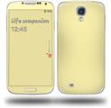 Solids Collection Yellow Sunshine - Decal Style Skin (fits Samsung Galaxy S IV S4)