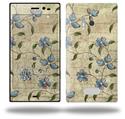 Flowers and Berries Blue - Decal Style Skin (fits Nokia Lumia 928)
