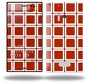 Squared Red Dark - Decal Style Skin (fits Nokia Lumia 928)