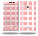 Squared Pink - Decal Style Skin (fits Nokia Lumia 928)