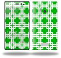 Boxed Green - Decal Style Skin (fits Nokia Lumia 928)