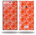 Wavey Red - Decal Style Skin (fits Nokia Lumia 928)