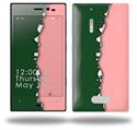Ripped Colors Green Pink - Decal Style Skin (fits Nokia Lumia 928)