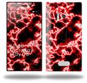Electrify Red - Decal Style Skin (fits Nokia Lumia 928)
