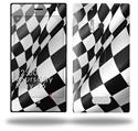 Checkered Racing Flag - Decal Style Skin (fits Nokia Lumia 928)
