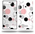 Lots of Dots Pink on White - Decal Style Skin (fits Nokia Lumia 928)