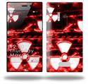 Radioactive Red - Decal Style Skin (fits Nokia Lumia 928)