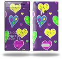 Crazy Hearts - Decal Style Skin (fits Nokia Lumia 928)