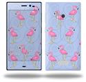 Flamingos on Blue - Decal Style Skin (fits Nokia Lumia 928)