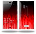Fire Red - Decal Style Skin (fits Nokia Lumia 928)