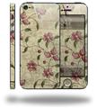 Flowers and Berries Pink - Decal Style Vinyl Skin (compatible with Apple Original iPhone 5, NOT the iPhone 5C or 5S)