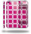 Squared Fushia Hot Pink - Decal Style Vinyl Skin (compatible with Apple Original iPhone 5, NOT the iPhone 5C or 5S)
