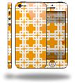 Boxed Orange - Decal Style Vinyl Skin (compatible with Apple Original iPhone 5, NOT the iPhone 5C or 5S)