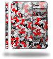 Sexy Girl Silhouette Camo Red - Decal Style Vinyl Skin (compatible with Apple Original iPhone 5, NOT the iPhone 5C or 5S)