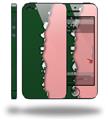 Ripped Colors Green Pink - Decal Style Vinyl Skin (compatible with Apple Original iPhone 5, NOT the iPhone 5C or 5S)
