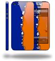 Ripped Colors Blue Orange - Decal Style Vinyl Skin (compatible with Apple Original iPhone 5, NOT the iPhone 5C or 5S)