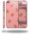 Anchors Away Pink - Decal Style Vinyl Skin (compatible with Apple Original iPhone 5, NOT the iPhone 5C or 5S)