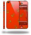 Anchors Away Red - Decal Style Vinyl Skin (compatible with Apple Original iPhone 5, NOT the iPhone 5C or 5S)