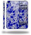 Scattered Skulls Royal Blue - Decal Style Vinyl Skin (compatible with Apple Original iPhone 5, NOT the iPhone 5C or 5S)