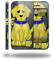 Puppy Dogs on Black - Decal Style Vinyl Skin (compatible with Apple Original iPhone 5, NOT the iPhone 5C or 5S)