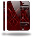 Abstract 01 Red - Decal Style Vinyl Skin (compatible with Apple Original iPhone 5, NOT the iPhone 5C or 5S)